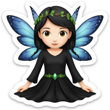 Back clothes fairy  sticker