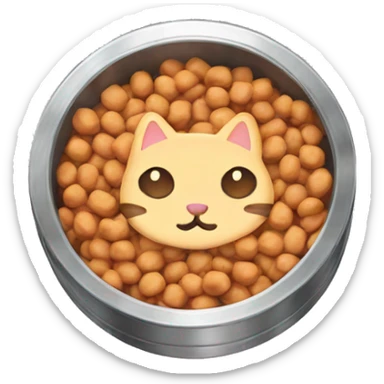 cat food can with Thunfish sticker
