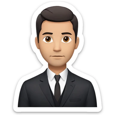 Good-looking robust man in his mid-40s with light brown skin tone, short black hair with evident fade cut, 5 o'clock shadow/scruff instead of beard, strong square face, approachable TV host expression, black blazer left open showing white buttoned shirt with open collar, no tie sticker