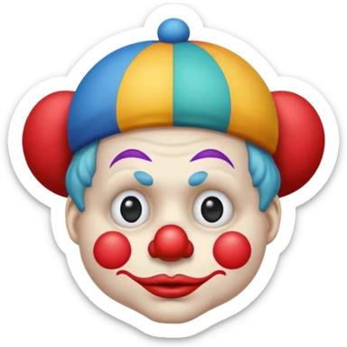 Palhaço triste sticker