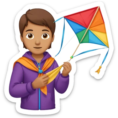 Kite Maker sticker