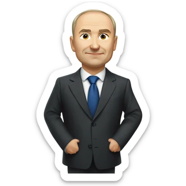 Anton Siluanov Minister of Finance of Russia sticker