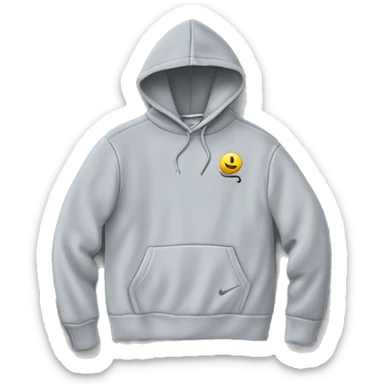 Grey Stussy Nike hoodie  sticker