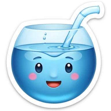 Quero que, com base nos emojis da apple, crie um emoji de gelo derretendo sticker