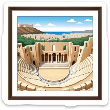 Cinematic Realistic Odeon of Herodes Atticus Emoji sticker