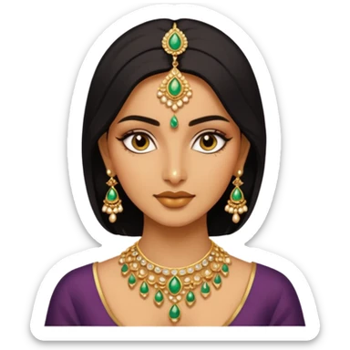 Desi rich aesthetic vibes sticker