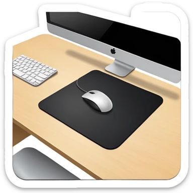 desk mouse pad sticker