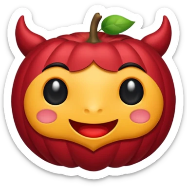 Me gustaría un moño bordó casi rojo sticker