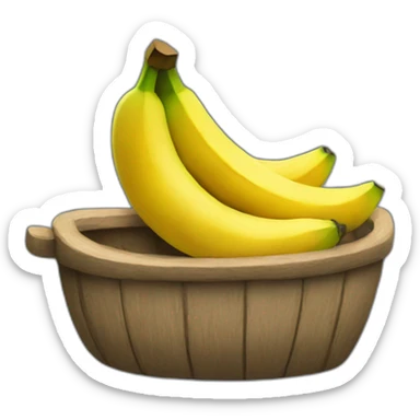 Manger une banane sticker