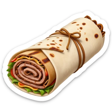 small shawarma sticker