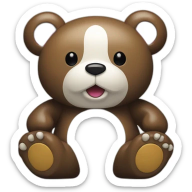 takashi murakami bear sticker