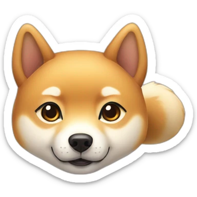 cute shiba inu sticker