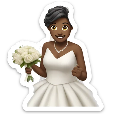 wedding day celebration moment sticker