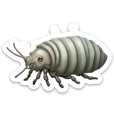 Isopod and Marijuana sticker