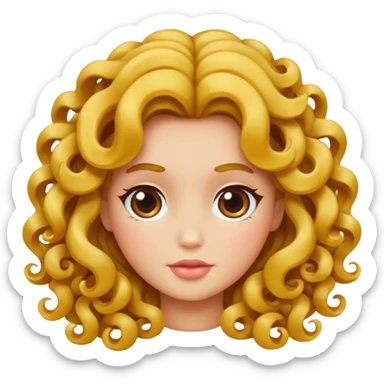heatless curls  sticker