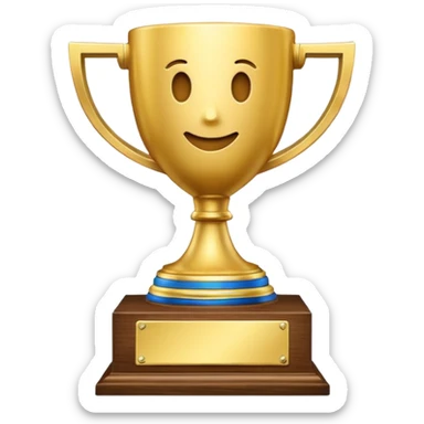 i want a participation trophy that is a completely plain and pretty small trophy that says Participation Trophy on the gold plate on the wooden base sticker