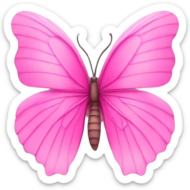 Butterfly wings pink  sticker