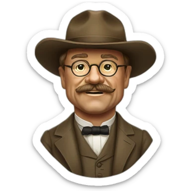 Theodore roosevelt sticker