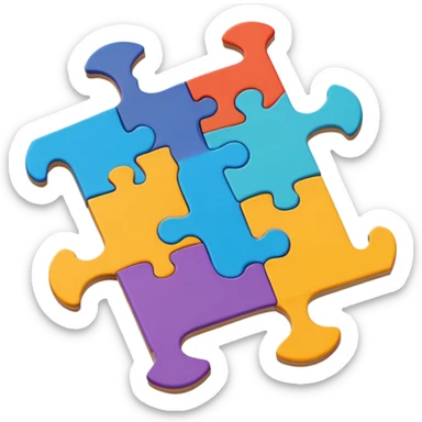 One piece of the puzzle aesthetic  sticker