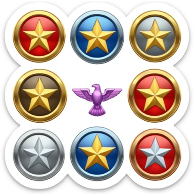 Grados militares sticker