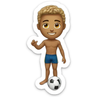 Ronaldo a la piscine sticker
