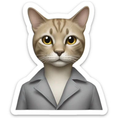 Martin Margiela cat sticker