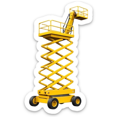 aerial work platform sticker