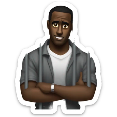 Sean diddy combs in jail sticker
