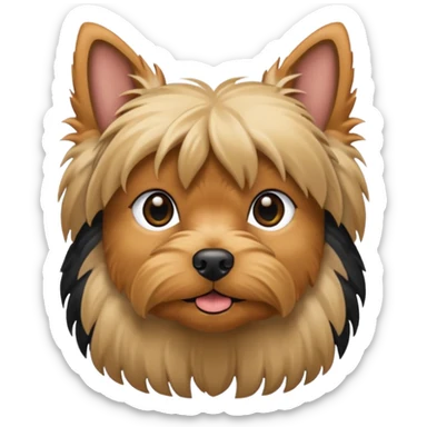 Yorkie wiht earht sticker