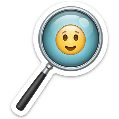 Magnifying Glasse sticker