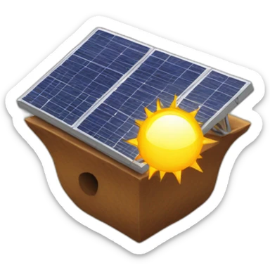 Système solaire sticker