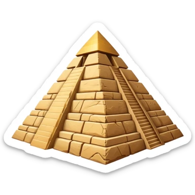 An Egyptian pyramid sticker