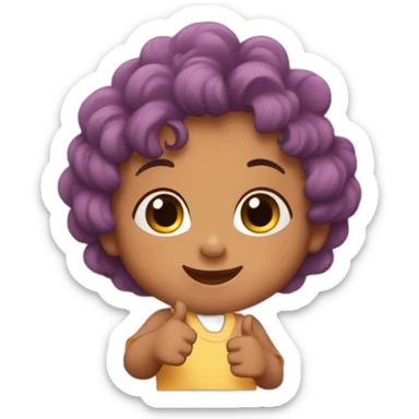 Baby yoday double thumbs up sticker