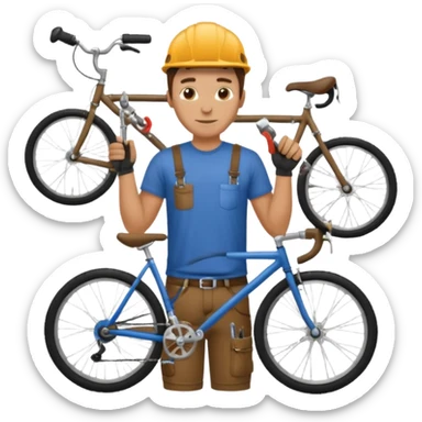 Bike Repair Mechanic sticker