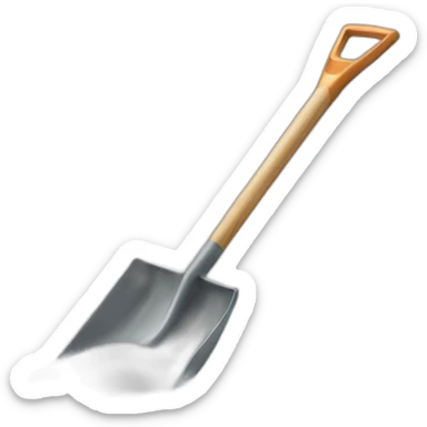 shovel-snow sticker