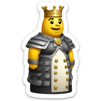 discord king chess piece 128 pixel fat sticker