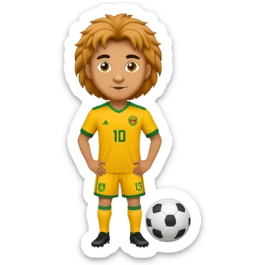 León jugador de fútbol  sticker