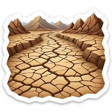 create drought river emojis sticker