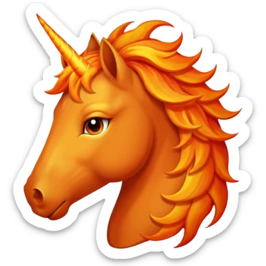 fire horse sticker