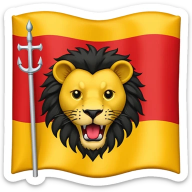 Drapeau flanders sticker