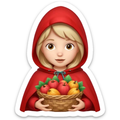 little red riding hood sticker