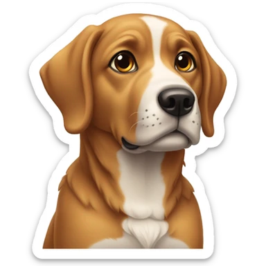 perro guiñando un ojo sticker