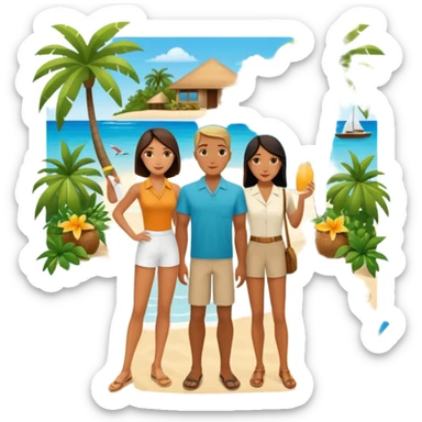 An extremely detailed lifestyle vision board collage for the year 2026. sticker