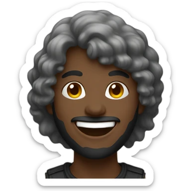 happy-designer-black sticker