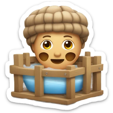 Sauna day sticker