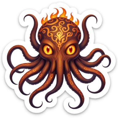 Shiny Fiery Dark Ugly Evil Realistic Glowing Eldritch Horror Cool Edgy Badass Emo Demonic Batty Dusky Punky Aural Bioluminescent Hideous Canine-Litten-Amaura-Salandit-Noibat-Flareon-Fakémon-fusion (full body) with intricate pattern markings sticker