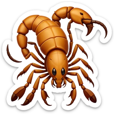 Scorpion girl sticker