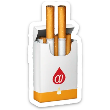 paquet de cigarettes sticker