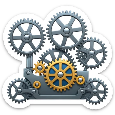 Mécanisme en mécanique sticker