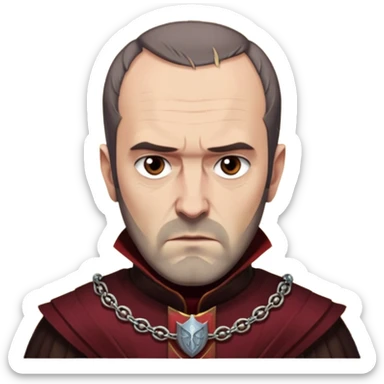 Stannis Baratheon
  from Games of throne character face only front face sticker